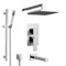 Tub and Shower Faucet Set with Handheld and Rain Shower Head